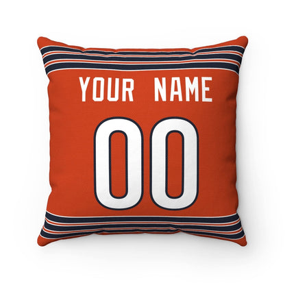 Throw Pillow Chicago Custom Any Name and Number