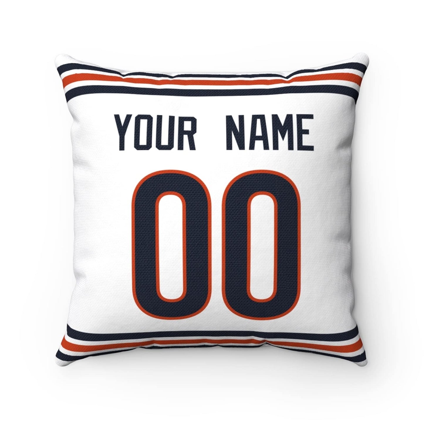 Throw Pillow Chicago Custom Any Name and Number