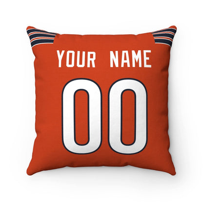 Throw Pillow Chicago Custom Any Name and Number