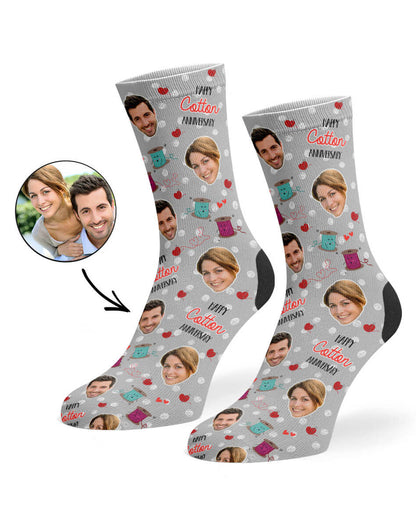 Cotton Anniversary Socks