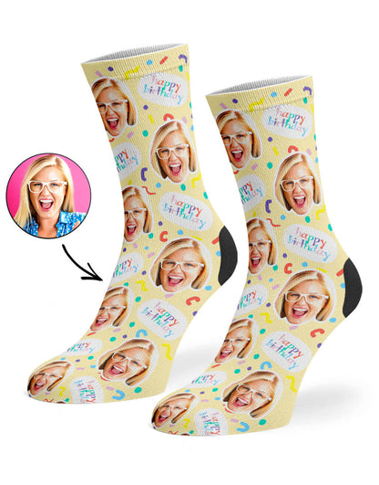 Birthday Squiggle Socks