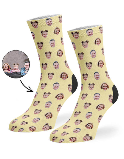 Family Face Pattern Socks