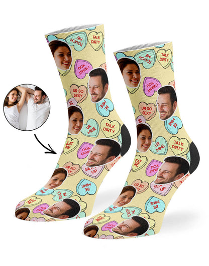 Naughty Love Hearts Socks