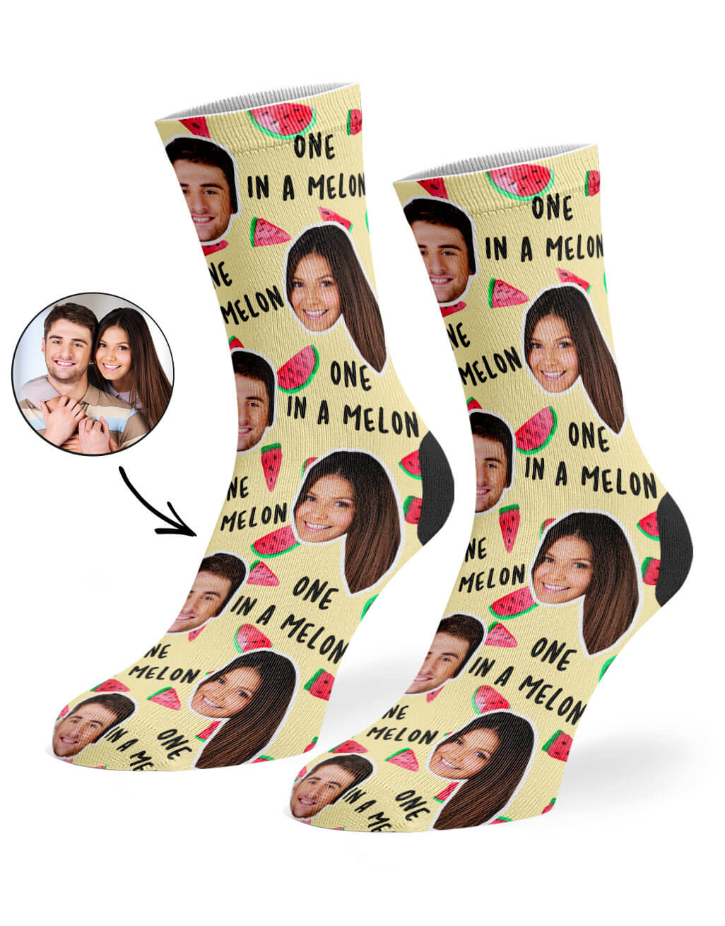 One In A Melon Socks