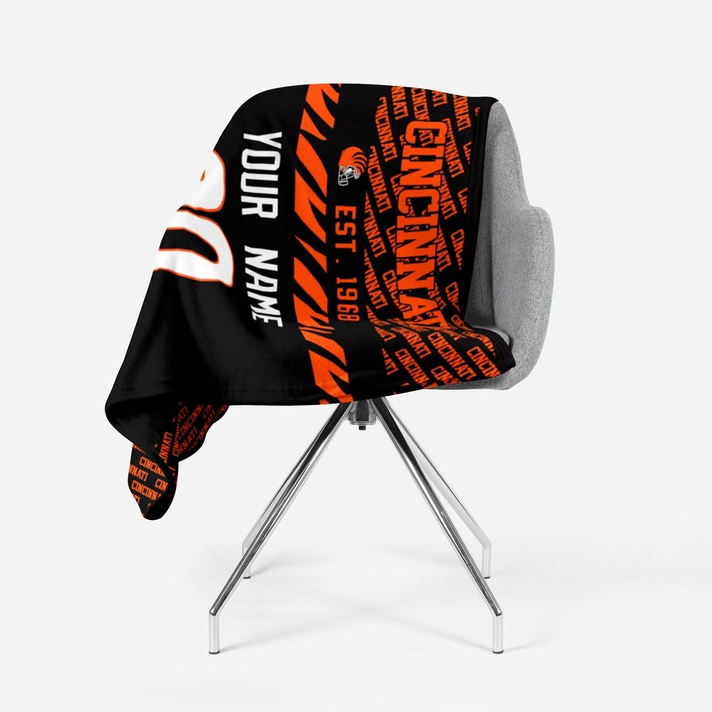 Custom Black Throw Blankets Cincinnati City