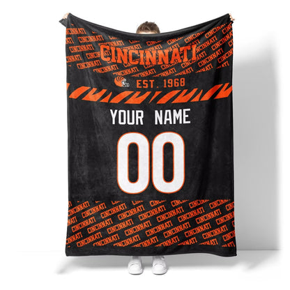 Custom Black Throw Blankets Cincinnati City