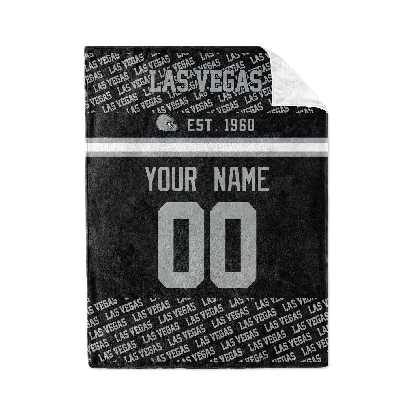 Custom Black Throw Blankets Las Vegas City