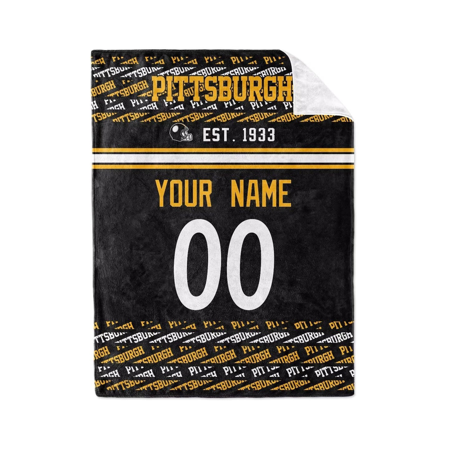 Custom Black Throw Blankets Pittsburgh City