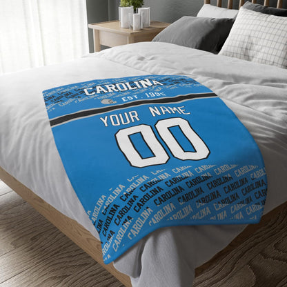 Custom Blue Throw Blankets Carolina City