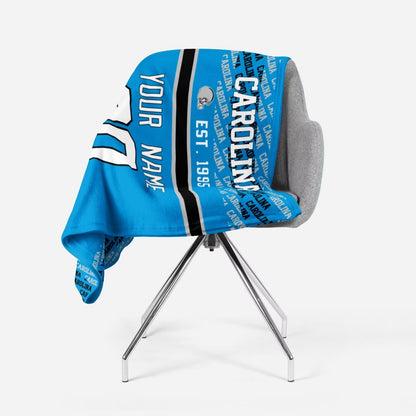 Custom Blue Throw Blankets Carolina City