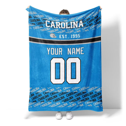 Custom Blue Throw Blankets Carolina City