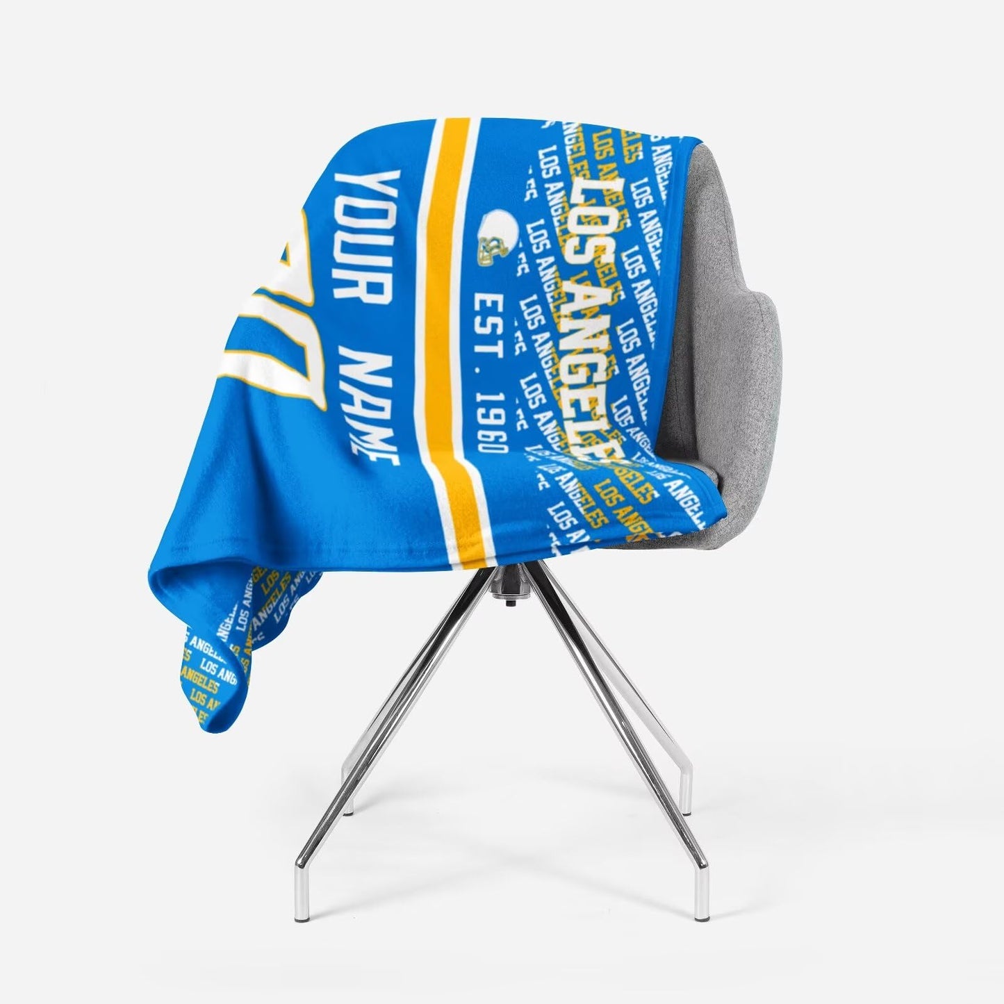 Custom Blue Throw Blankets Los Angeles City