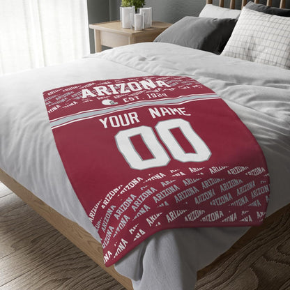 Custom Crimson Throw Blankets Arizona City