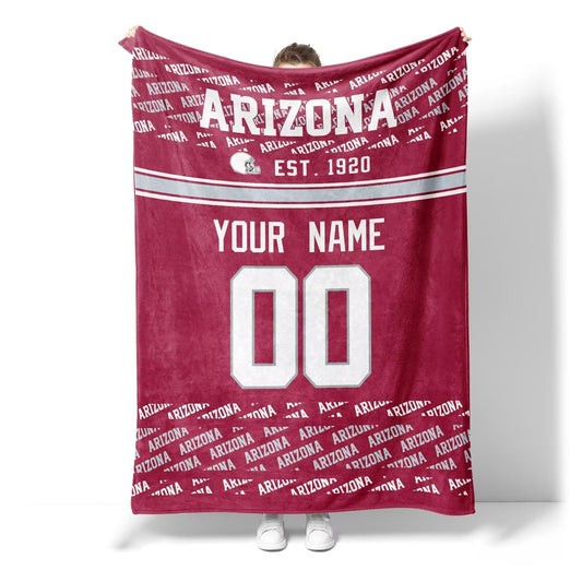 Custom Crimson Throw Blankets Arizona City
