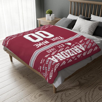 Custom Crimson Throw Blankets Arizona City