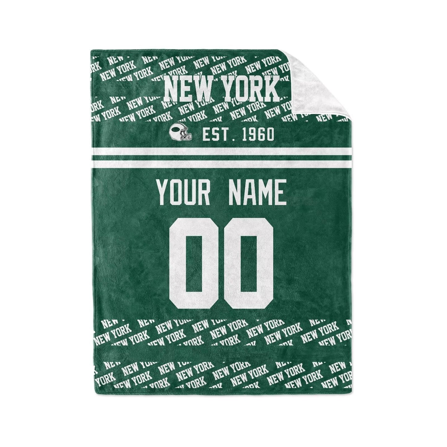 Custom Green Throw Blankets New York City
