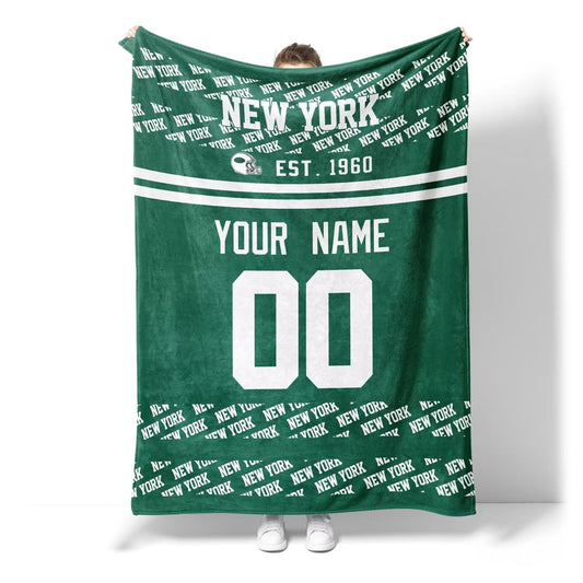 Custom Green Throw Blankets New York City