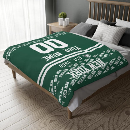 Custom Green Throw Blankets New York City