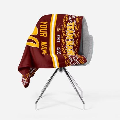 Custom Maroon Throw Blankets Custom City