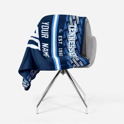 Custom Navy Throw Blankets Tennessee City