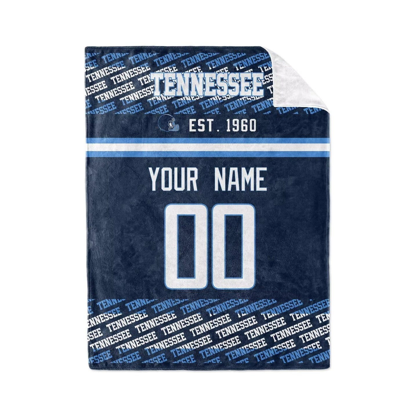 Custom Navy Throw Blankets Tennessee City