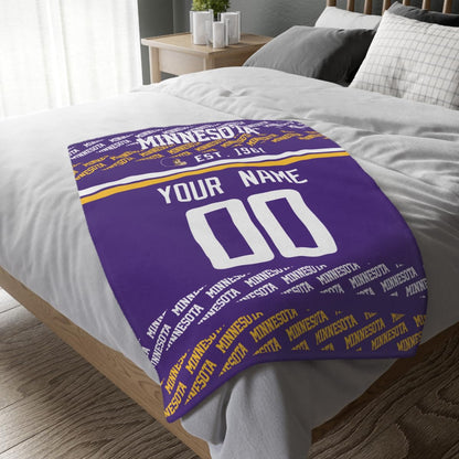 Custom Purple Throw Blankets Minnesota City