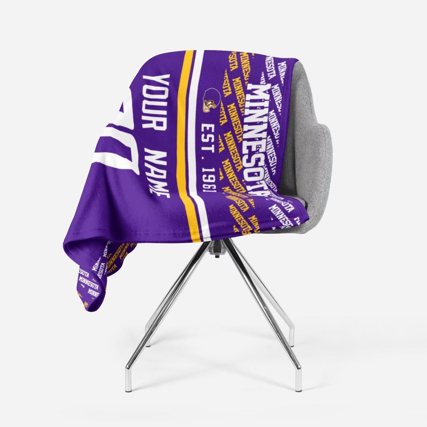 Custom Purple Throw Blankets Minnesota City