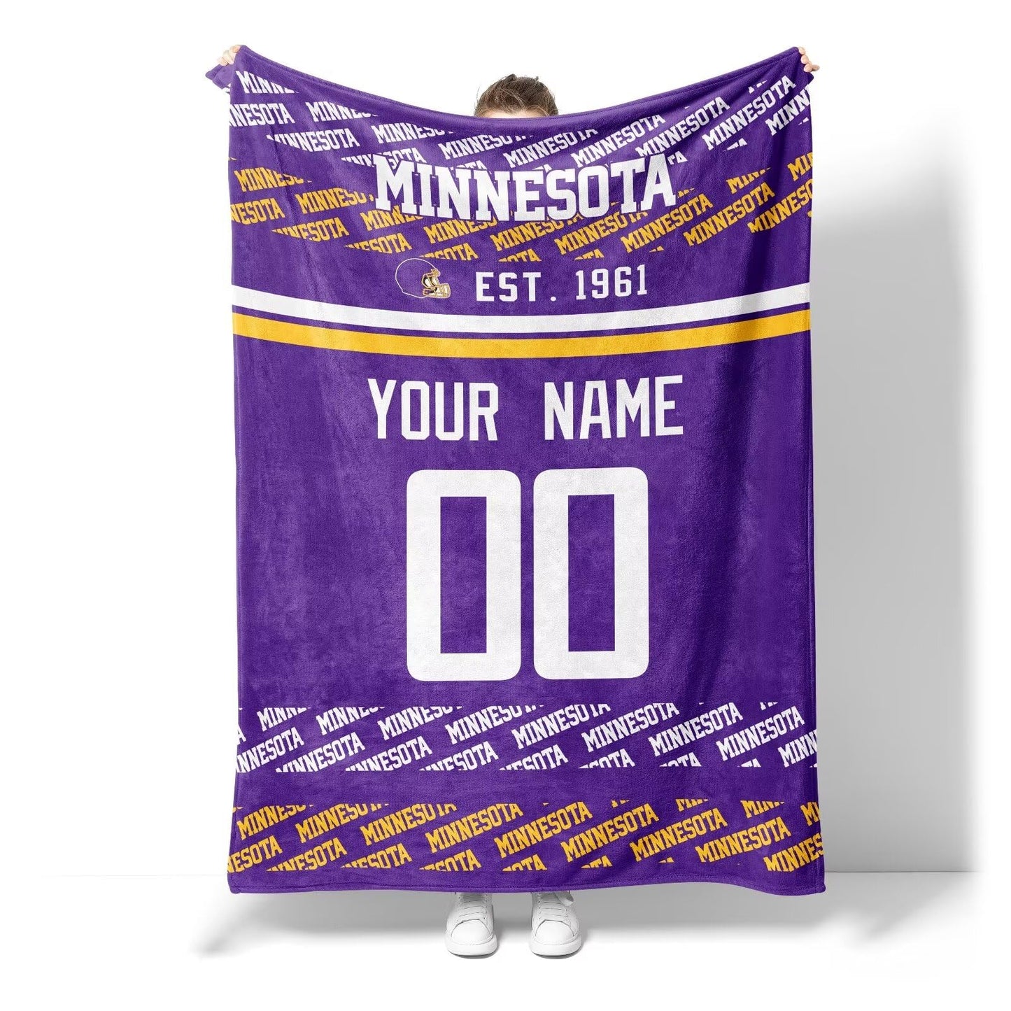 Custom Purple Throw Blankets Minnesota City