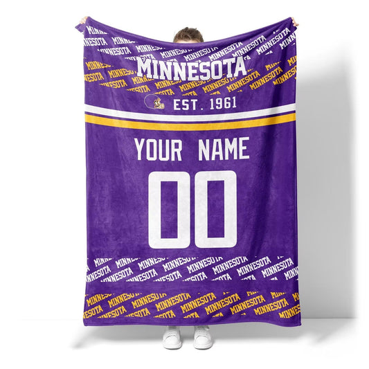 Custom Purple Throw Blankets Minnesota City