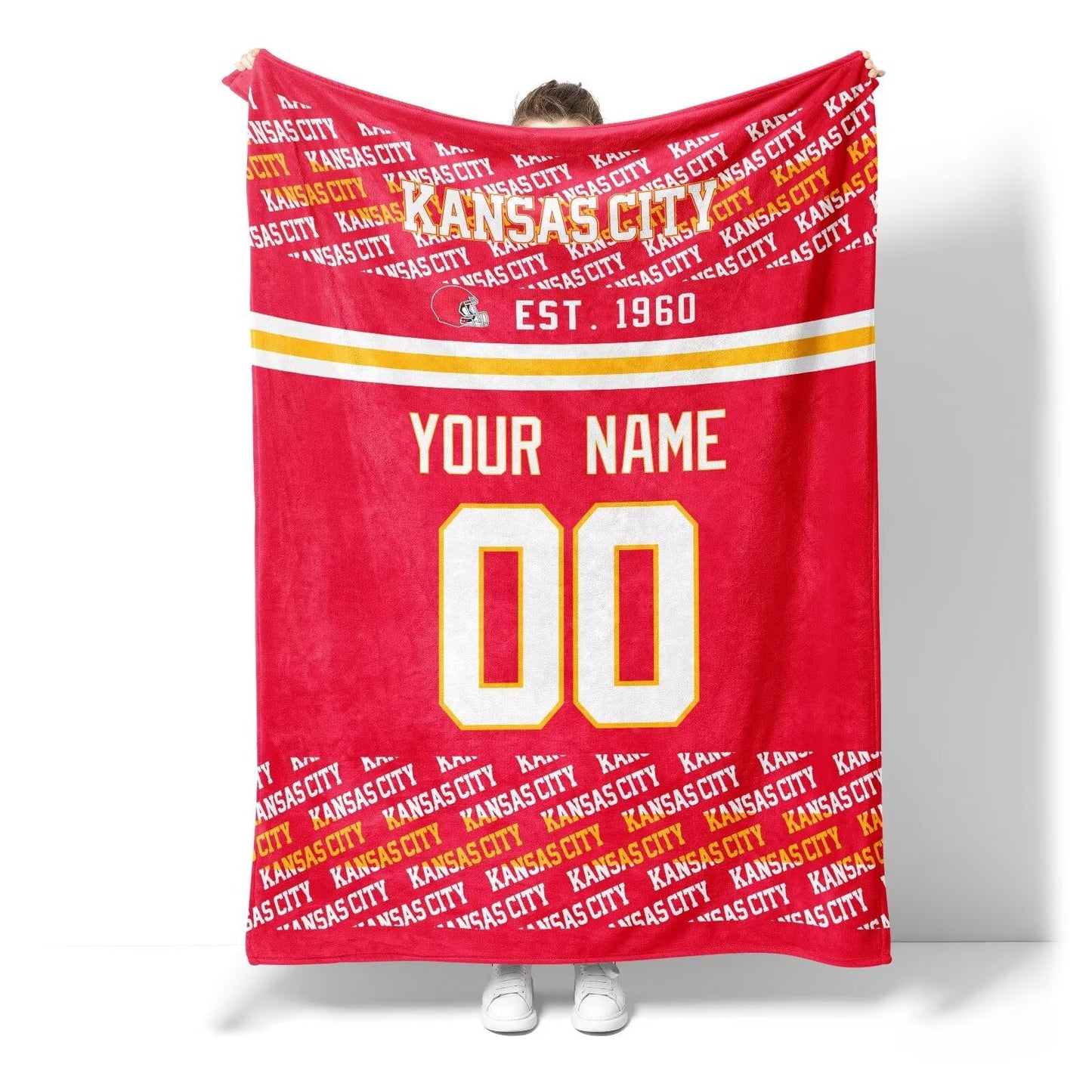 Custom Red Throw Blankets Kansas City