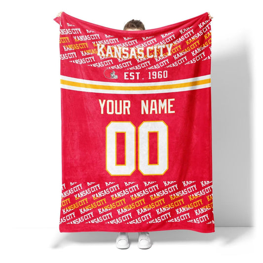 Custom Red Throw Blankets Kansas City
