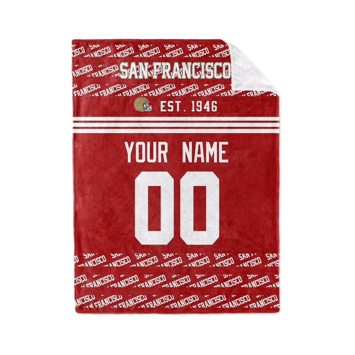 Custom Red Throw Blankets San Francisco City