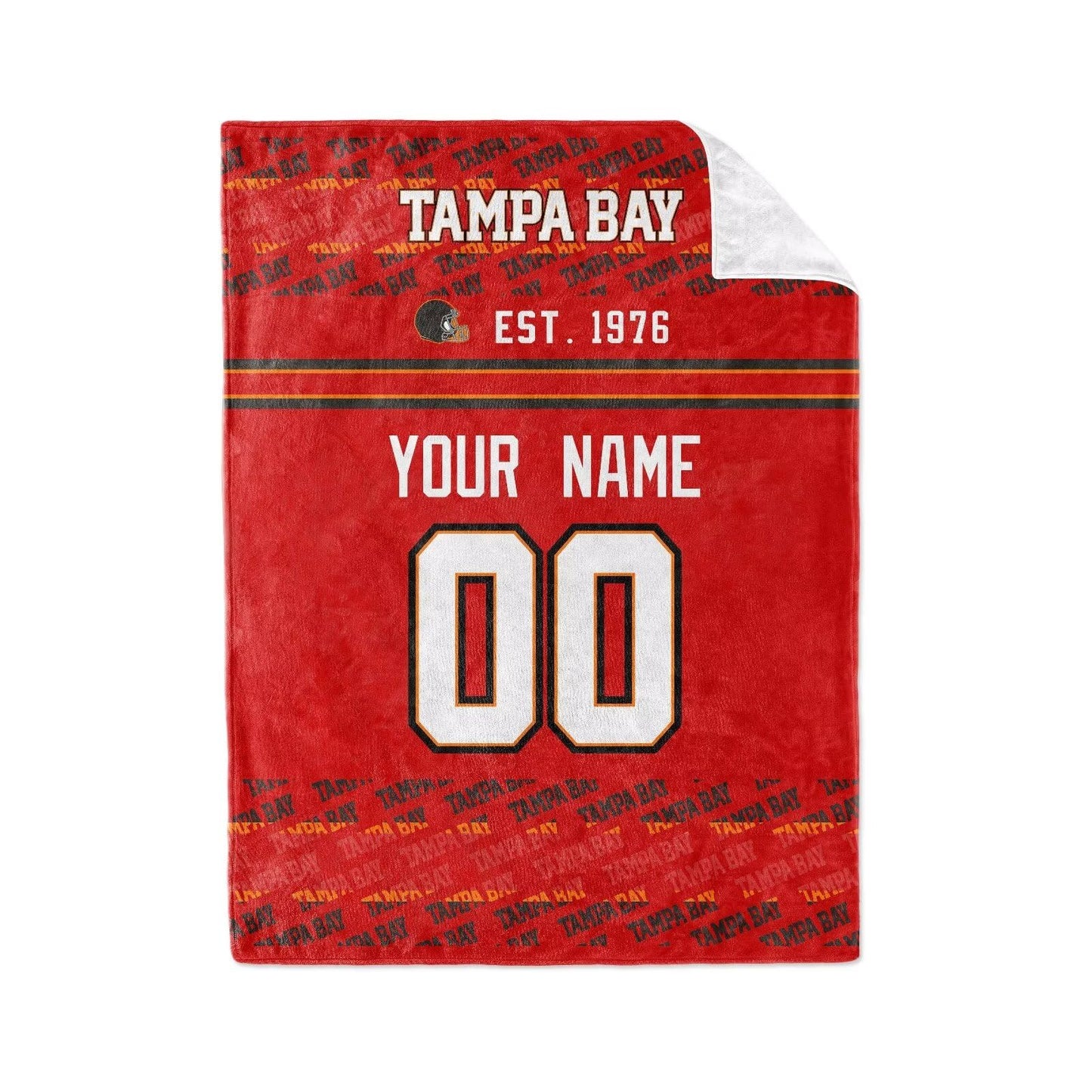 Custom Red Throw Blankets Tampa City