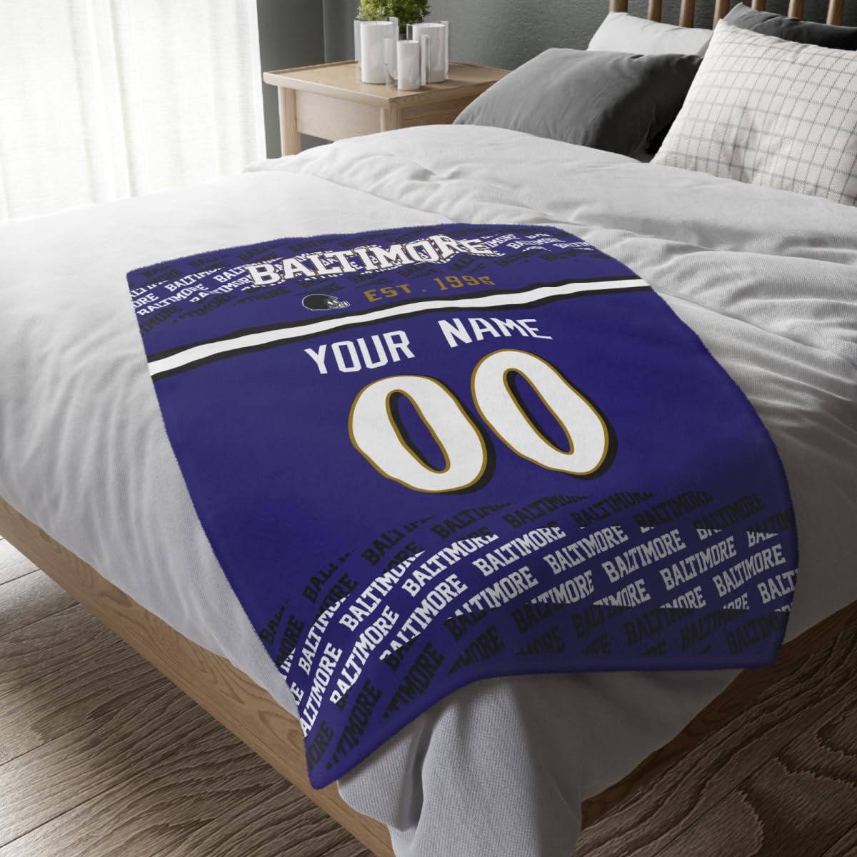 Custom Royal Throw Blankets Baltimore City