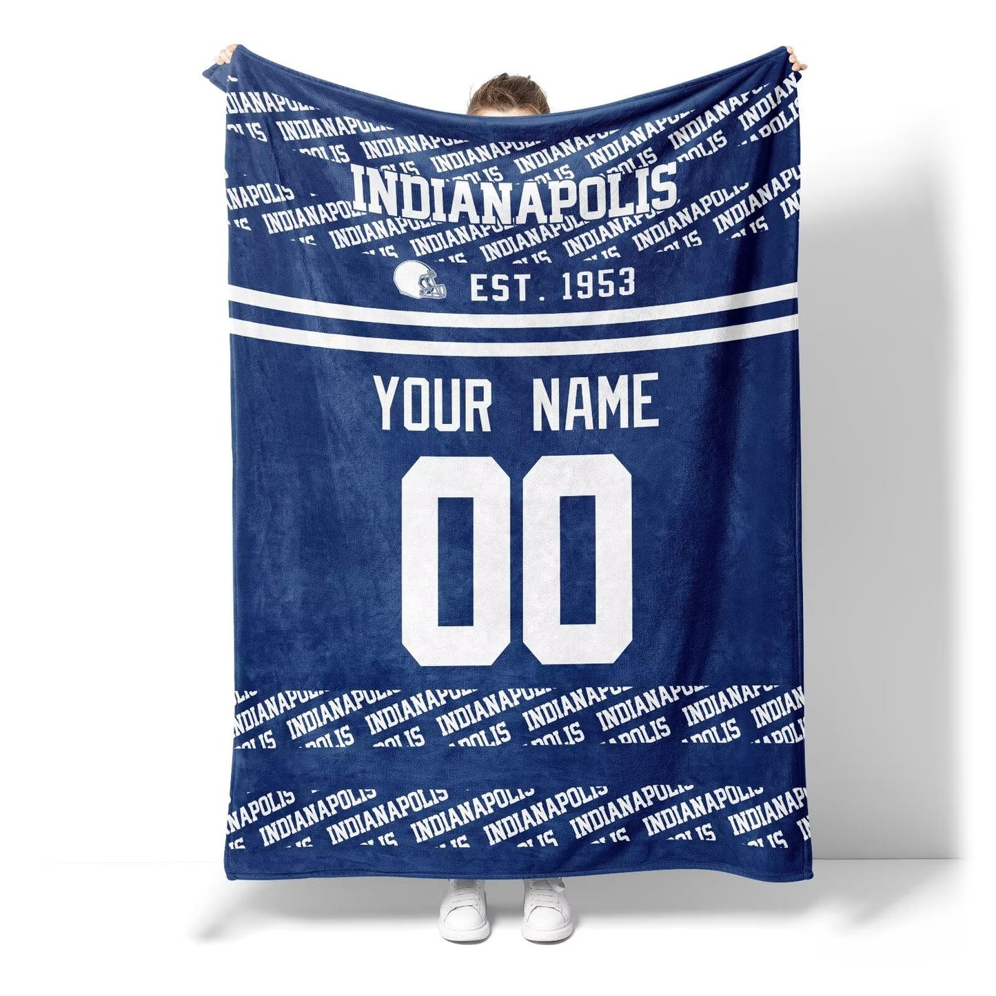 Custom Royal Throw Blankets Indianapolis City
