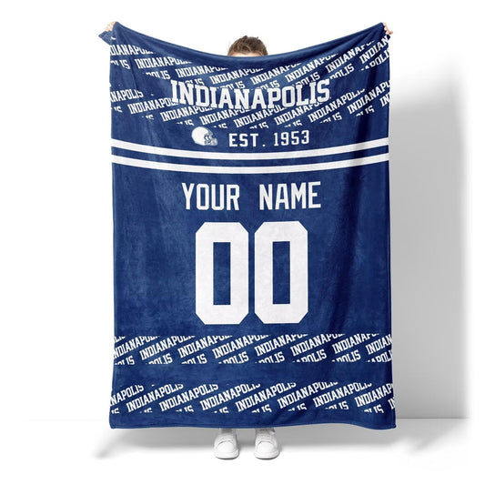 Custom Royal Throw Blankets Indianapolis City