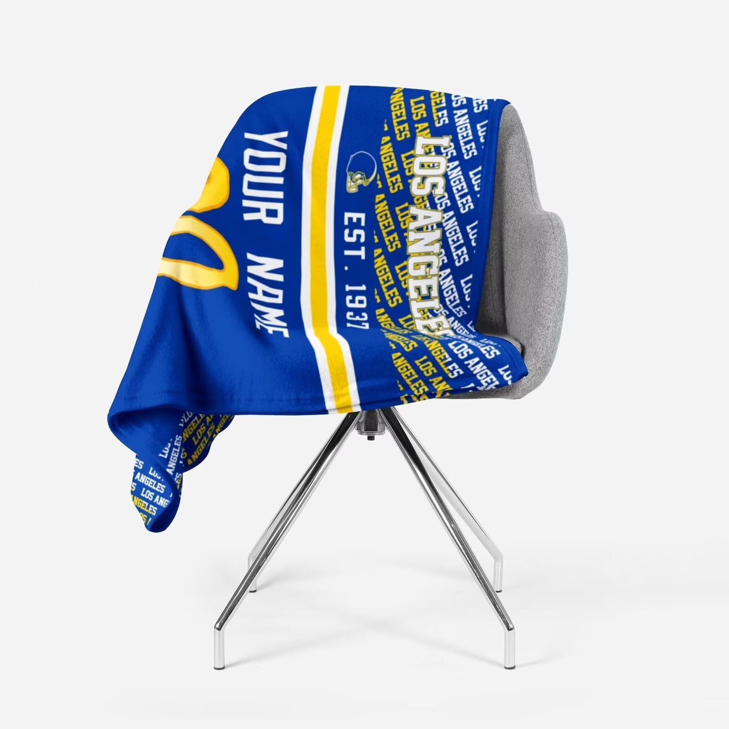 Custom Royal Throw Blankets Los Angeles City