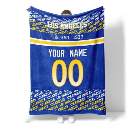 Custom Royal Throw Blankets Los Angeles City