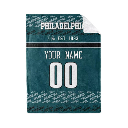 Custom Teal Throw Blankets Philadelphia City