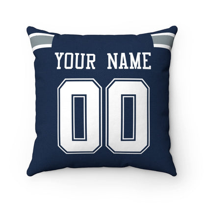 Throw Pillow Dallas Custom Any Name and Number