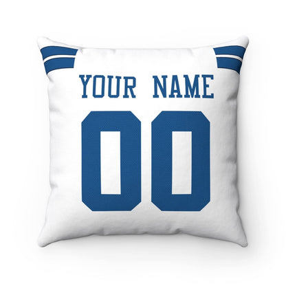 Throw Pillow Dallas Custom Any Name and Number