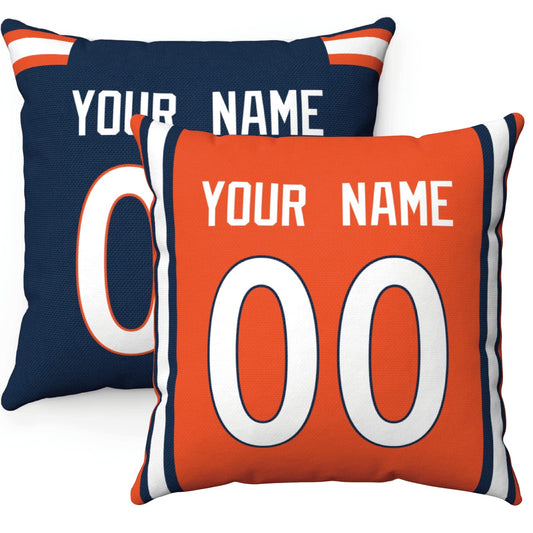 Throw Pillow Denver Custom Any Name and Number