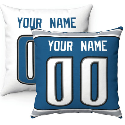 Throw Pillow Detroit Custom Any Name and Number
