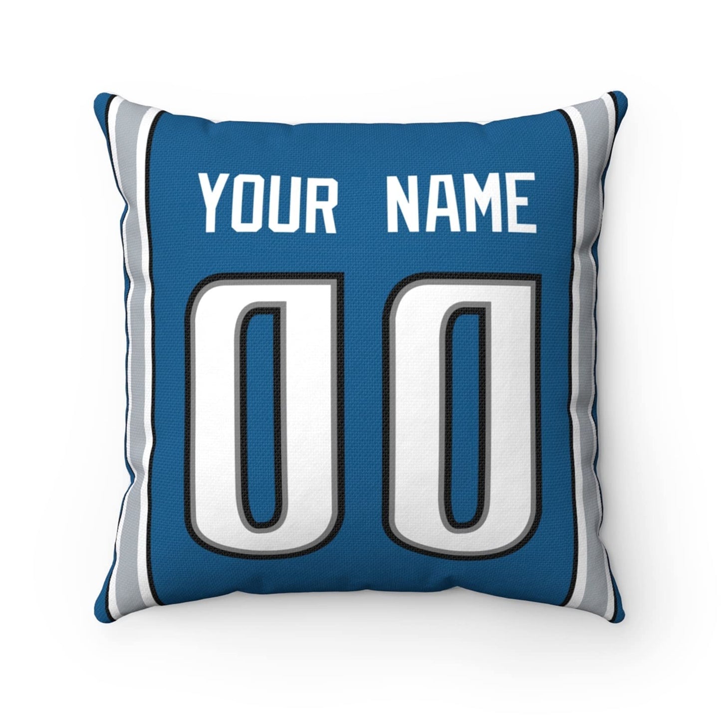 Throw Pillow Detroit Custom Any Name and Number