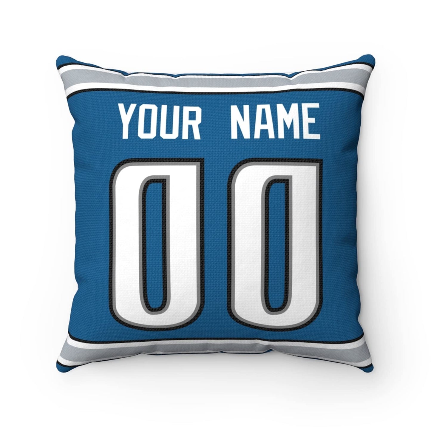Throw Pillow Detroit Custom Any Name and Number