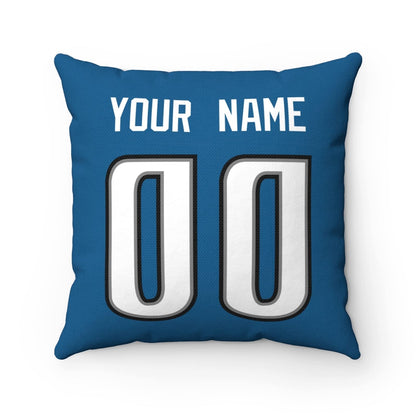 Throw Pillow Detroit Custom Any Name and Number