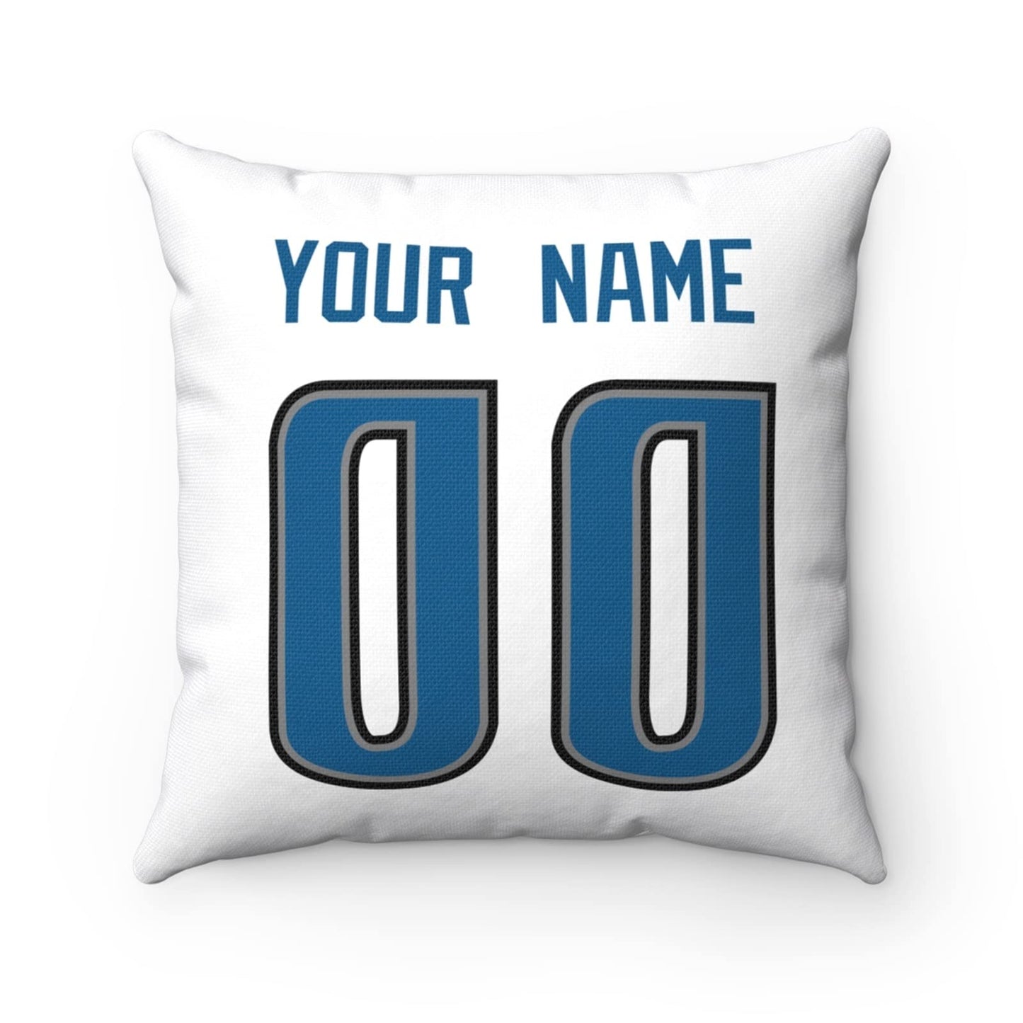 Throw Pillow Detroit Custom Any Name and Number