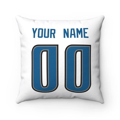 Throw Pillow Detroit Custom Any Name and Number