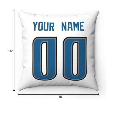 Throw Pillow Detroit Custom Any Name and Number