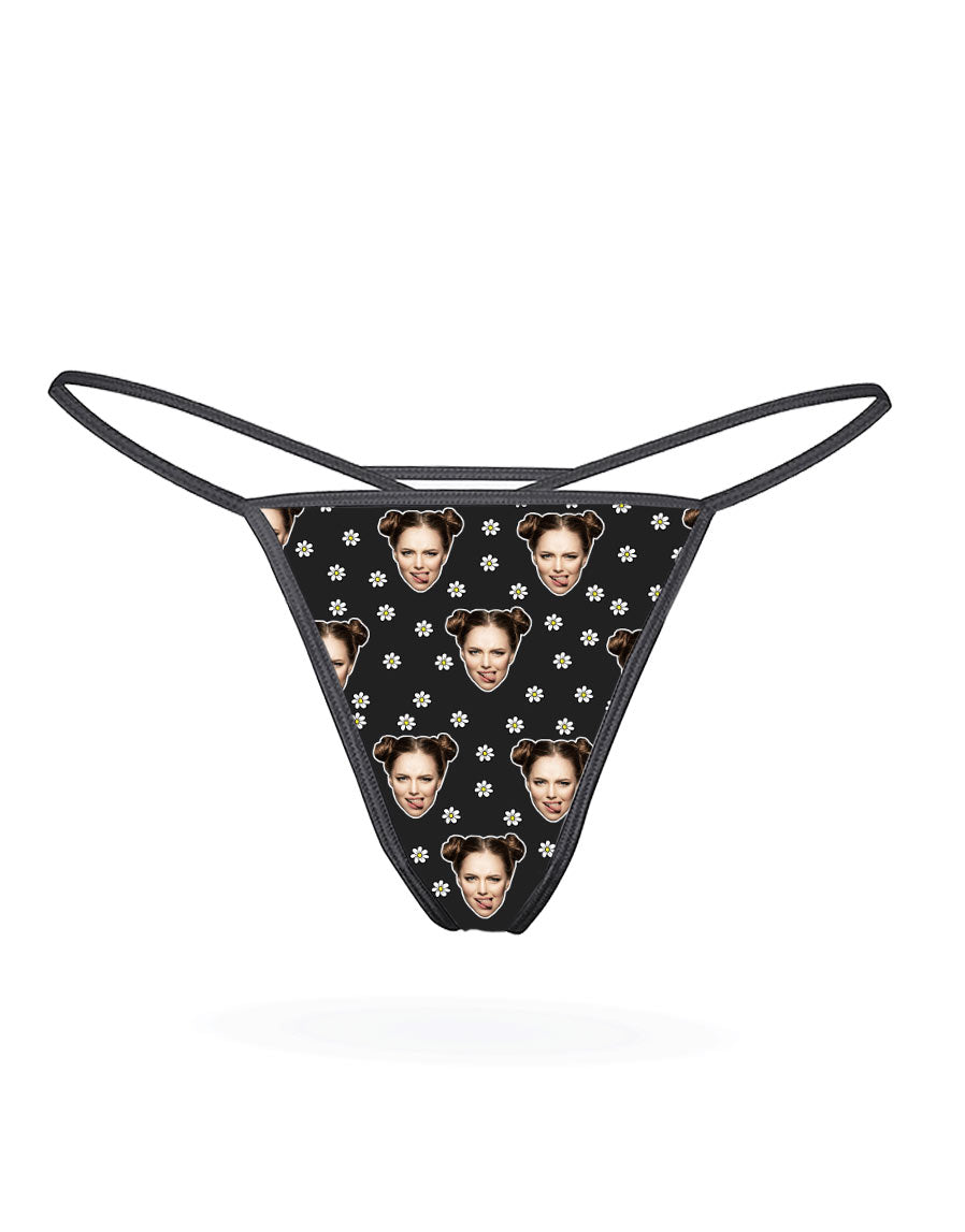 Face Daisies Thong